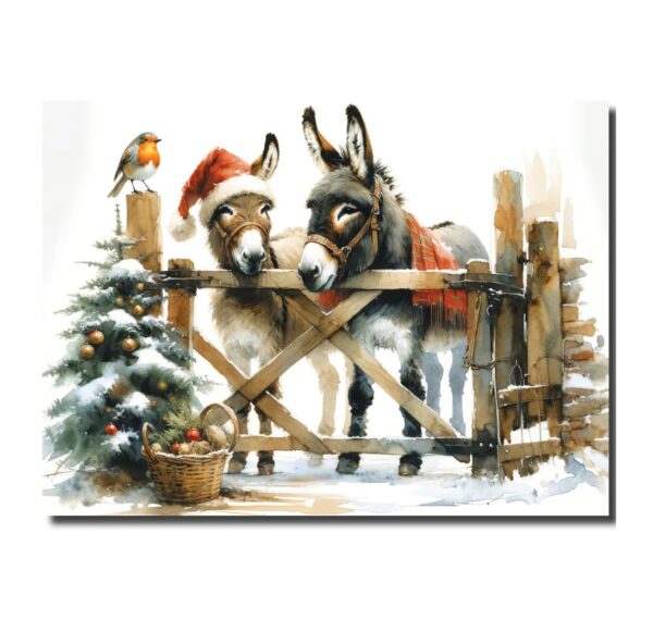 Robin and Donkeys